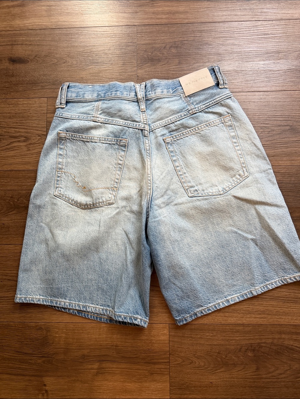 We The Free Montana Light Blue Denim Shorts